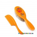 Щетка с гребнем с натуральной щетиной BabyOno 563